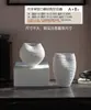 Creativo Nuevo Jarrón Simple Hidropónico Cerámica Sala de Estar Gama Alta Arreglo de Flores Secas Decoración Artística para el Hogar Adornos
