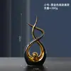 Adornos modernos de cerámica de lujo ligero para sala de estar, recibidor, mueble de TV, escritorio de oficina creativo, mueble de vino, decoraciones para inauguración de casa