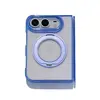 Aplicável para Capa de Celular Magnética Acrílica Transparente com Suporte para iPhone 18 Duo Apple 18 Dobrável Simples Capa Protetora