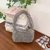 Bolso de Peluche Recién Actualizado, Bolso de Hombro Moda Coreana, Bolso de Axila, Bolso de Mujer con Borla de Felpa, Bolso Pequeño para Teléfono Móvil