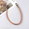 Correa de Bolso de Cuero con Hebilla Metálica Retro con Cadena de Mano, Correa de Hombro de Repuesto Cruzada, Accesorio Simple para Teléfono Estilo Muñequera Marrón