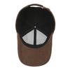 Gorra de béisbol de pana de color liso para otoño e invierno, nueva, informal, sencilla, con letras, lengua de pato, cálida y fría, para hombre y mujer
