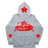 Sudadera con capucha de moda 2025 Nueva Sudadera con capucha Cruzada Estampada Tesoro Nacional Cardigan con cremallera Camisa estampada Venta directa al extranjero