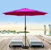 Guarda-chuva com Haste Central de Ferro Listrado e Bordas Curvas, Guarda-chuva com Manivela e Listras Horizontais, Guarda-chuva à Prova de Chuva e Sol para Cafeteria de Praia, Celebridade da Internet, Impressão de Fábrica