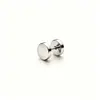 Pendientes de Barra Populares de Acero Inoxidable en Europa y América, Accesorios para Orejas Unisex Modernos y Únicos, Suministro Directo de Fabricantes Transfronterizos