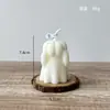 Vela Perfumada de Calabaza Fantasma Sostenida a Mano para Halloween, Decoración de Atmósfera Creativa Original, Regalo Festivo, Fantasma Blanco
