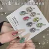 Pedras de strass em formato de ovo de pombo sem base, produto acabado, pedras de strass K9 brilhantes aplicadas à mão, acessórios coloridos ovais para arte de unhas