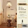 Nueva lámpara de pie para la sala de estar, piezas decorativas al lado del sofá, lámpara de mesa integrada vintage para mesita de noche del dormitorio