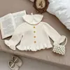 Coleção de Suéteres de Bebê Primavera e Outono 0-3 Anos Jaqueta Cardigan de Tricô para Bebê Preço Te Não Reembolsável e Não Trocável