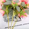 Flores Artificiales, Peonías de 7 Cabezas, Pequeño Ramo de Peonías Estilo Europeo, Ramos de Boda, Flores de Mesa para Hotel, Flores de Seda, Fabricante de Flores Artificiales