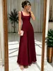 Roupas femininas de comércio exterior europeu e americano, vestido INS Amazon transfronteiriço, elegante vestido longo plissado, vestido formal sem mangas justo ao corpo