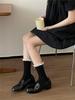 IOULOR calcetines de encaje estilo princesa miu nuevos calcetines de doble pasador vintage de primavera calcetines de tubo medio lolita japonesa para mujer