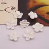 Flor de arcilla suave flor blanca pura flor pequeña Headdress de novia estilo coreano hecho a mano Accesorios para el cabello Materiales para hacer coronas DIY Accesorios