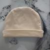 Gorro de Algodón Puro para Recién Nacido con Raya Otoño e Invierno Nuevo Protección de Puerta Halógena Gorro de Bebé Doble Capa Engrosado Gorro de Rueda Enrollado Placa de Luz