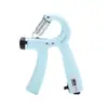 Dispositivo de Agarre de Fuerza de Conteo Ajustable para Hombres, Dispositivo Profesional de Fuerza de Muñeca Recubierto de Goma, Entrenador de Fuerza de Mano para Entrenamiento Físico, Músculo del Brazo