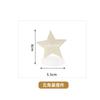 [Personalizado] Adornos Pequeños de Madera Decoraciones para Escenas Festivas Transfronterizas Adornos de Hongo, Estrella, Conejo