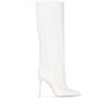 Yingmeier 2022 Inverno Bico Fino Salto Agulha Estampa Crocodilo Slip-On Tamanho Grande Botas de Cano Alto para Mulheres