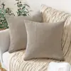 Funda de almohada de pana Amazon 2.5 pulgadas felpa rayada cojín suave bolsa de sofá AliExpress transfronterizo