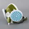 Máscara de Poeira Espiral Filtro de Algodão Esponja Substituível Montada na Cabeça Máscara de Poeira para Oficina Máscara de Poeira Polida