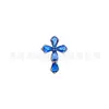 Pendientes de Aro Cruzados Lanbo F136 de Aleación de Titanio G23 Joyería para Piercing Clavo de Cabeza Lengua Labio Hueso de la Oreja Transfronterizo
