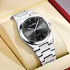 Reloj de Hombre Marca de Hombre Transfronterizo Correa de Acero Calendario Doble Impermeable Luminoso Reloj de Cuarzo Transmisión en Vivo Reloj de Exportación Modelo Caliente Temu