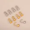 Accesorios de Perlas de Cobre Chapado en Oro de 18K Broche Final para Joyería DIY Accesorios para Collares y Pulseras Broche Universal Broche de Alta Retención de Color Lujo Ligero