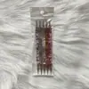 Conjunto de 5 Canetas Pontilhadoras de Nail Art com Ponta Dupla, Incluindo Glitter em Pó, Cabo em Formato de Flor, Contorno de Bordas e Pintura com Strass Colorido