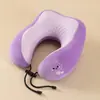 Almofada em Formato de U de Espuma de Memória para Suporte da Coluna Cervical, Travesseiro de Pescoço para Viagem Transfronteiriça com Logotipo Personalizado
