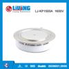 Banco de condensadores de conmutación de tiristor de alto voltaje Liujing Rectificador controlado de silicio de placa plana convexa KP1500A1600V