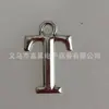 Plata retro 26 letras inglesas aleación mixta accesorios de joyería letras colgante pequeño material para teléfono móvil venta al por mayor
