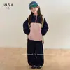 Jaqueta corta-vento YOJIA para Meninas Outono 2026 Nova Estilosa Roupas Infantis para Exterior Top Jaqueta Infantil Fina Roupa de Outono