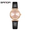 Relógio Feminino Sanda Retrô Simples Escala de Unha Listrada À Prova d'Água Exquisito Relógio Feminino Leve Luxo Negócios Relógio de Quartzo Atacado