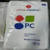 Grau de Moldagem por Injeção Transparente PC Lotte Chemical PC-1100 Plástico Policarbonato Matéria-Prima Grânulos de Grau Óptico