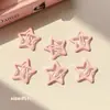Acessórios Dopamina de Verão Y2K Presilhas Coloridas Doces de Estrela de Cinco Pontas para Franja e Cabelo Lateral de Mulheres