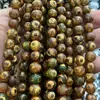 Atacado de fábrica vintage três olhos Contas do céu contas redondas ágata contas do céu contas soltas DIY Bodhi acessórios de joias