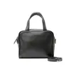 Bolso de Mano de Cuero Genuino Estilo Nuevo, Bolso Femenino de Alta Gama y Sencillo, Bolso de Hombro Cruzado, Bolso de Moda Negro, Bolso Cuadrado Pequeño para Mujer
