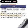 Calibrador de espesores 0.01-5mm calibrador de tapones regla de tapones medidor de espesores medidor de holgura herramienta de ajuste de válvulas MLA10