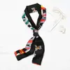 Bufanda para Mujer chic coreana Versátil Larga Artística Retro Bufanda Pequeña para Mujer Primavera Otoño e Invierno Corbata Estrecha Bufanda Decorativa