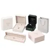 Empaque de caja de joyería personalizada, caja de joyería de alta gama con logotipo personalizado, caja de regalo para collares, anillos y pendientes