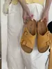 Pantuflas Birkenstock para Mujer 2026 Nueva Colección Primavera Sandalias Versátiles de Una Correa con Suela Gruesa de Corcho, Sandalias Antideslizantes para Exteriores para Mujer