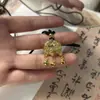 Collar Ruyi de Cerradura de Paz Estilo Chino de Venta Caliente al por Mayor para Mujeres, Alto Valor Estético, Diseño de Nicho, Collar Tejido a Mano