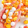 Centenas de Acessórios de Resina com Tema de Desenho Animado, Materiais DIY de Cola Cremosa de Animais, Presilhas de Cabelo Artesanais, Joias e Ímãs de Geladeira