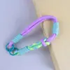 Nuevo Cordón Tejido Multicolor para Teléfono, Llavero Corto Universal, Decoración de Mochila, Cuerda Decorativa, Cadena Colgante al por Mayor