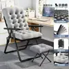 Silla plegable reclinable, adecuada para siestas en la oficina, se puede usar para sentarse o acostarse, una silla cómoda para relajarse, con respaldo, ideal para habitaciones de estudiantes o como silla de computadora