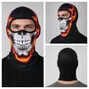 Casco de Verano con Estampado de Calavera Personalidad Peculiar Forro para Casco Cobertura para la Cabeza Exterior Transpirable Sombrilla a Prueba de Polvo Protección del Cuello Máscara de Ciclismo