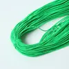Corda Elástica Colorida 1mm Preta Elástico de Borracha para Brinquedos para Fazer Pulseiras, Fio Fino para Miçangas, Cordão Elástico Redondo para Contas de Oração Budistas