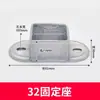 Venta Directa de Fábrica Soporte de Tubo Cuadrado Accesorios para Barandillas Acero Zincado Valla Protector de Balcón Conector Clip de Fijación Galvanizado