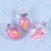 Concha luminosa caracol diy cola creme chaveiro bolsa brincos pingente acrílico joias acessórios