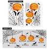 Pegatinas de Telaraña de Araña de Halloween Más Vendido en Amazon Calabaza Murciélago Pegatinas Estáticas para Ventana Decoración de Fiesta de Halloween Pegatinas para Vidrio