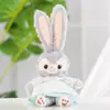Muñeca de Peluche Stellalou de 35 cm Stella Vestido Morado Blanco de Gasa Traje de Conejito Bailarina Ropa de Repuesto para Disfraz